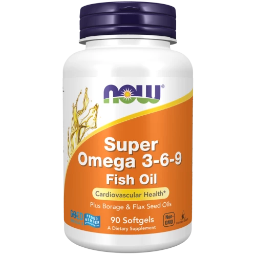 NOW - Super Omega 3-6-9 1200 mg - 90 kapsułek